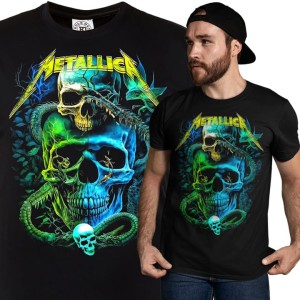 MĘSKA KOSZULKA MUZYCZNA METALLICA NA KONCERT CZACHA