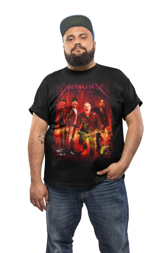 MĘSKA KOSZULKA MUZYCZNA METALLICA NA KONCERT CZŁONKOWIE ZESPOŁU 6