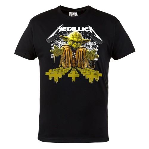 MĘSKA KOSZULKA MUZYCZNA METALLICA X YODA NA KONCERT 2