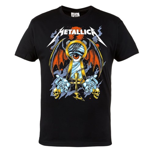 MĘSKA KOSZULKA MUZYCZNA METALLICA NA KONCERT OKO 2