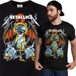 MĘSKA KOSZULKA MUZYCZNA METALLICA NA KONCERT OKO