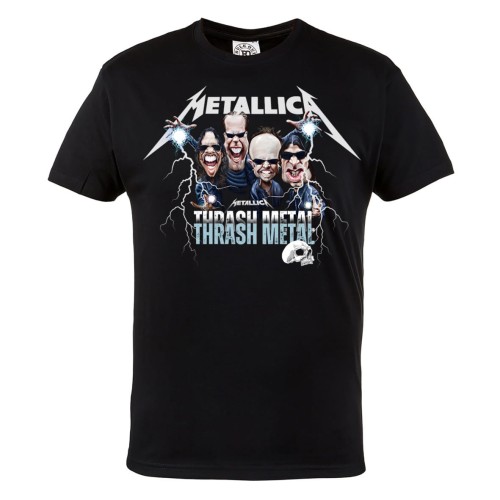 MĘSKA KOSZULKA MUZYCZNA METALLICA NA KONCERT KARYKATURY TRASH METAL 2