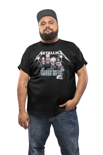MĘSKA KOSZULKA MUZYCZNA METALLICA NA KONCERT KARYKATURY TRASH METAL 6