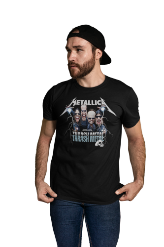 MĘSKA KOSZULKA MUZYCZNA METALLICA NA KONCERT KARYKATURY TRASH METAL 3