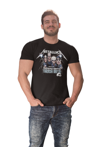 MĘSKA KOSZULKA MUZYCZNA METALLICA NA KONCERT KARYKATURY TRASH METAL 7