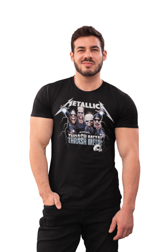 MĘSKA KOSZULKA MUZYCZNA METALLICA NA KONCERT KARYKATURY TRASH METAL 8