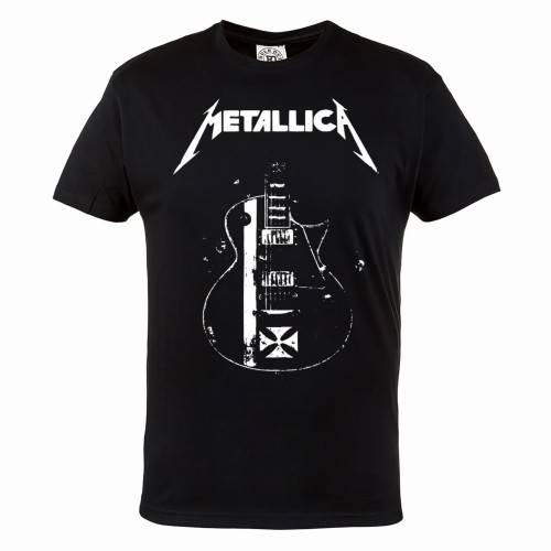 MĘSKA KOSZULKA BAWEŁNIANA MUZYCZNA GITARA METALLICA 