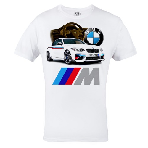 MĘSKA KOSZULKA MOTORYZACYJNA BMW MPOWER 2