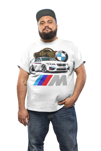 MĘSKA KOSZULKA MOTORYZACYJNA BMW MPOWER 5
