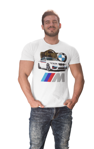 MĘSKA KOSZULKA MOTORYZACYJNA BMW MPOWER 7
