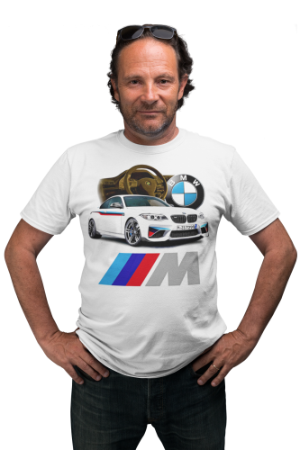 MĘSKA KOSZULKA MOTORYZACYJNA BMW MPOWER 9