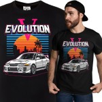 MĘSKA KOSZULKA MOTORYZACYJNA MITSUBISHI LANCER EVOLUTION