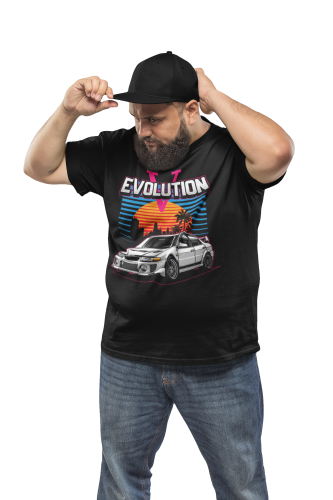 MĘSKA KOSZULKA MOTORYZACYJNA MITSUBISHI LANCER EVOLUTION 5