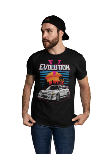 MĘSKA KOSZULKA MOTORYZACYJNA MITSUBISHI LANCER EVOLUTION 3