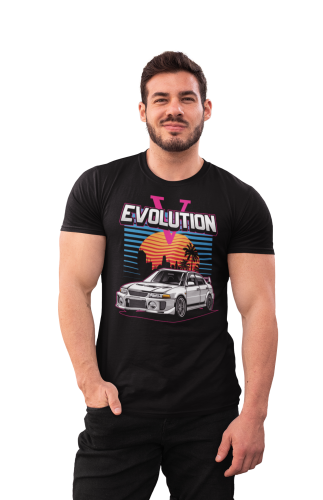 MĘSKA KOSZULKA MOTORYZACYJNA MITSUBISHI LANCER EVOLUTION 8