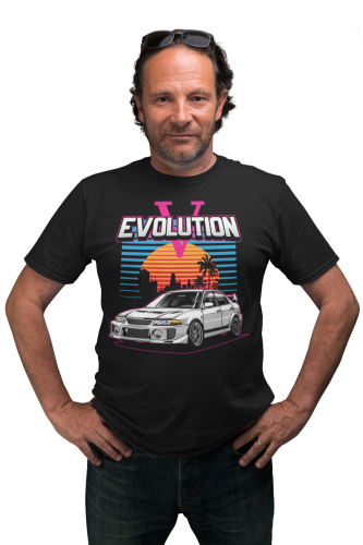 MĘSKA KOSZULKA MOTORYZACYJNA MITSUBISHI LANCER EVOLUTION 9
