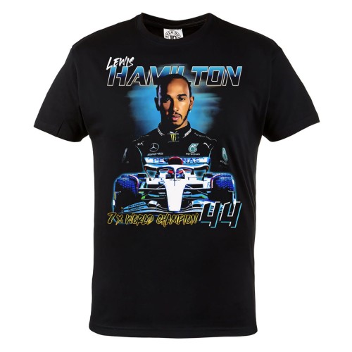 MĘSKA KOSZULKA MOTORYZACYJNA MERCEDES LEWIS HAMILTON WYŚCIGI F1 2