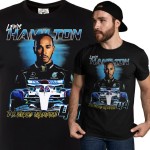 MĘSKA KOSZULKA MOTORYZACYJNA MERCEDES LEWIS HAMILTON WYŚCIGI F1