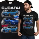 MĘSKA KOSZULKA MOTORYZACYJNA SUBARU STI