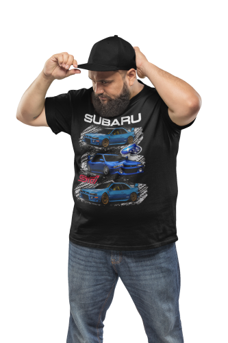 MĘSKA KOSZULKA MOTORYZACYJNA SUBARU STI 5