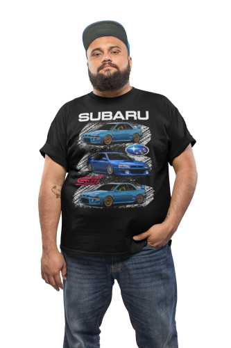 MĘSKA KOSZULKA MOTORYZACYJNA SUBARU STI 6