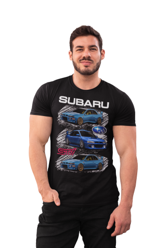 MĘSKA KOSZULKA MOTORYZACYJNA SUBARU STI 8