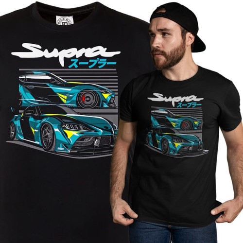 MĘSKA KOSZULKA MOTORYZACYJNA TOYOTA SUPRA