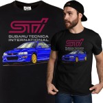 MĘSKA KOSZULKA MOTORYZACYJNA STI SUBARU TECNICA INTERNATIONAL