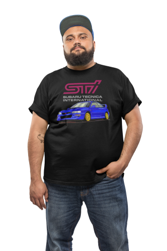 MĘSKA KOSZULKA MOTORYZACYJNA STI SUBARU TECNICA INTERNATIONAL 6