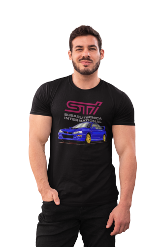 MĘSKA KOSZULKA MOTORYZACYJNA STI SUBARU TECNICA INTERNATIONAL 8