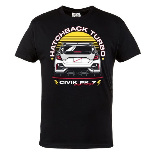 MĘSKA KOSZULKA MOTORYZACYJNA HONDA CIVIC HATCHBACK TURBO 2