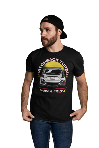 MĘSKA KOSZULKA MOTORYZACYJNA HONDA CIVIC HATCHBACK TURBO 3