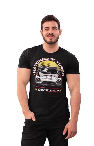 MĘSKA KOSZULKA MOTORYZACYJNA HONDA CIVIC HATCHBACK TURBO 8