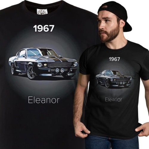 MĘSKA KOSZULKA MOTORYZACYJNA FORD MUSTANG ELEANOR