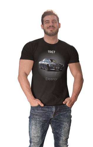 MĘSKA KOSZULKA MOTORYZACYJNA FORD MUSTANG ELEANOR 7