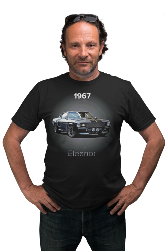 MĘSKA KOSZULKA MOTORYZACYJNA FORD MUSTANG ELEANOR 9