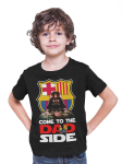 KOSZULKA DZIECIĘCA PIŁKA NOŻNA FOOTBALL BARCELONA VADER DAD SIDE