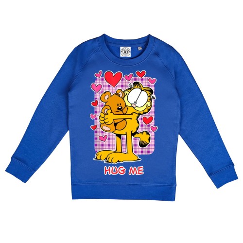 DZIECIĘCA BLUZA BAJKOWA Z NADRUKIEM GARFIELD RUDY KOT Z PRZYTULANKĄ 1