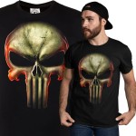 MĘSKA KOSZULKA FILMOWA  PUNISHER SKULL