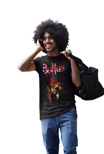 MĘSKA KOSZULKA MUZYCZNA ZESPÓŁ THE BEATLES LEGENDY MUZYKI 4