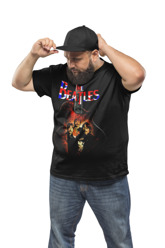 MĘSKA KOSZULKA MUZYCZNA ZESPÓŁ THE BEATLES LEGENDY MUZYKI 5