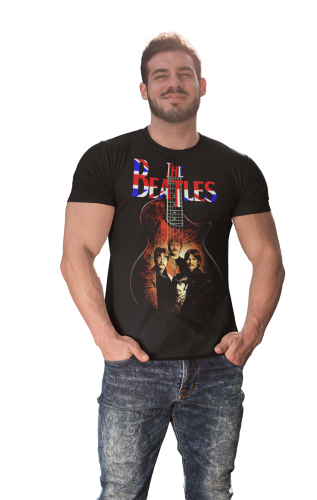 MĘSKA KOSZULKA MUZYCZNA ZESPÓŁ THE BEATLES LEGENDY MUZYKI 7