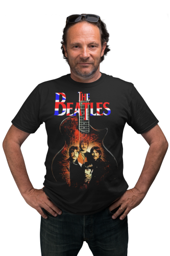 MĘSKA KOSZULKA MUZYCZNA ZESPÓŁ THE BEATLES LEGENDY MUZYKI 9