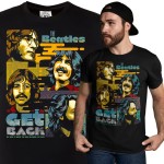 MĘSKA KOSZULKA MUZYCZNA ZESPÓŁ THE BEATLES
