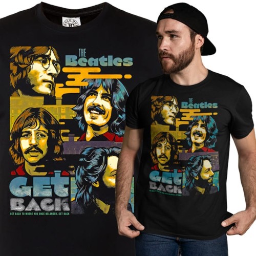 MĘSKA KOSZULKA MUZYCZNA ZESPÓŁ THE BEATLES 1