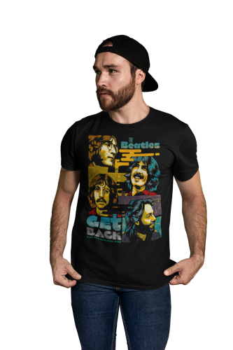 MĘSKA KOSZULKA MUZYCZNA ZESPÓŁ THE BEATLES 3