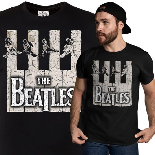 MĘSKA KOSZULKA MUZYCZNA ZESPÓŁ THE BEATLES VINTAGE 1