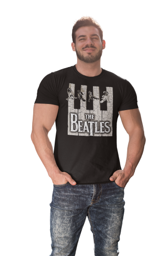 MĘSKA KOSZULKA MUZYCZNA ZESPÓŁ THE BEATLES VINTAGE 7