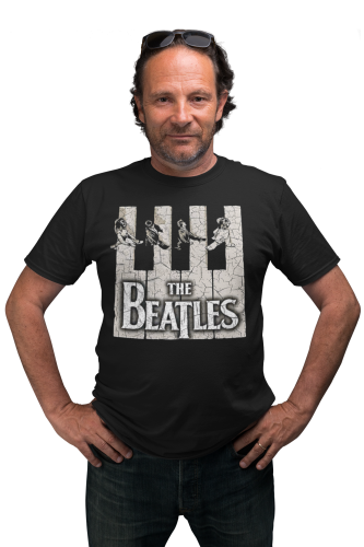 MĘSKA KOSZULKA MUZYCZNA ZESPÓŁ THE BEATLES VINTAGE 9