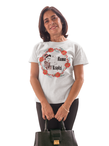 KOSZULKA DAMSKA PREZENT NA DZIEŃ MAMY MAMA RZĄDZI TORBA GRATIS 4